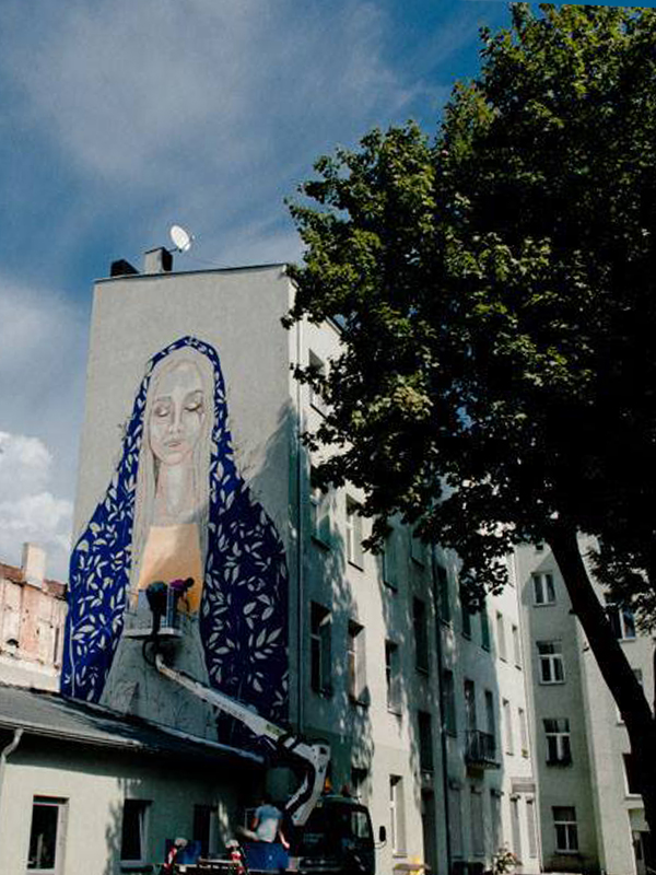 paulina nawrot maluje murale polski streeart lodz